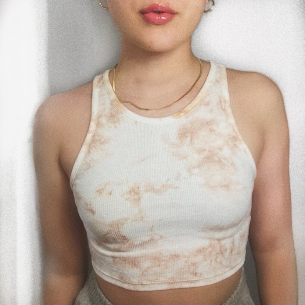 Tie dye crop top